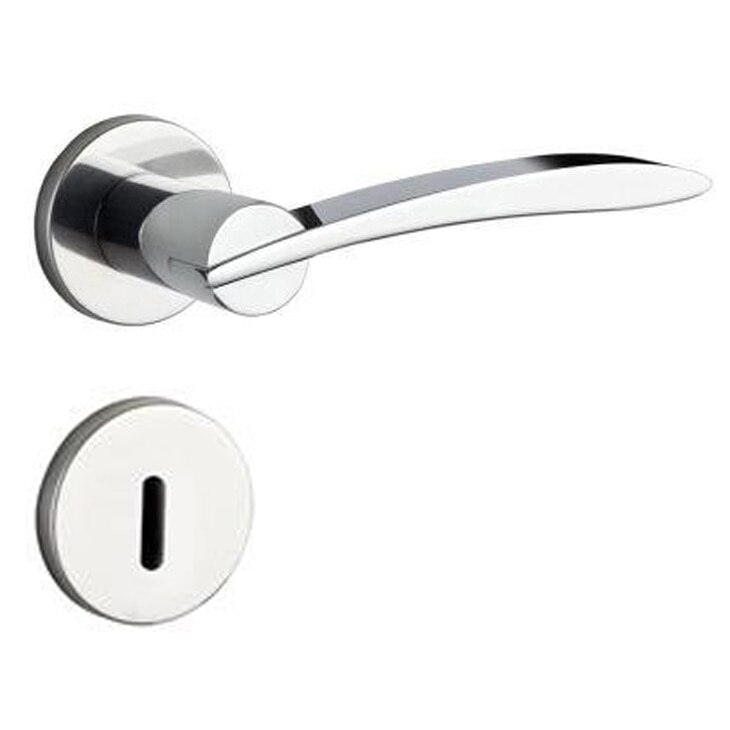 Fechadura Interna Soprano Hórus com Roseta, Cromada - HÓRUS-4053-PY-R22 Fechadura Interna Soprano Hórus com Roseta, Cromada - HÓRUS-4053-PY-R22