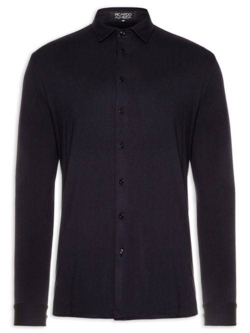 Camisa Masculina Mangas Longas - Azul Camisa Masculina Mangas Longas - Azul