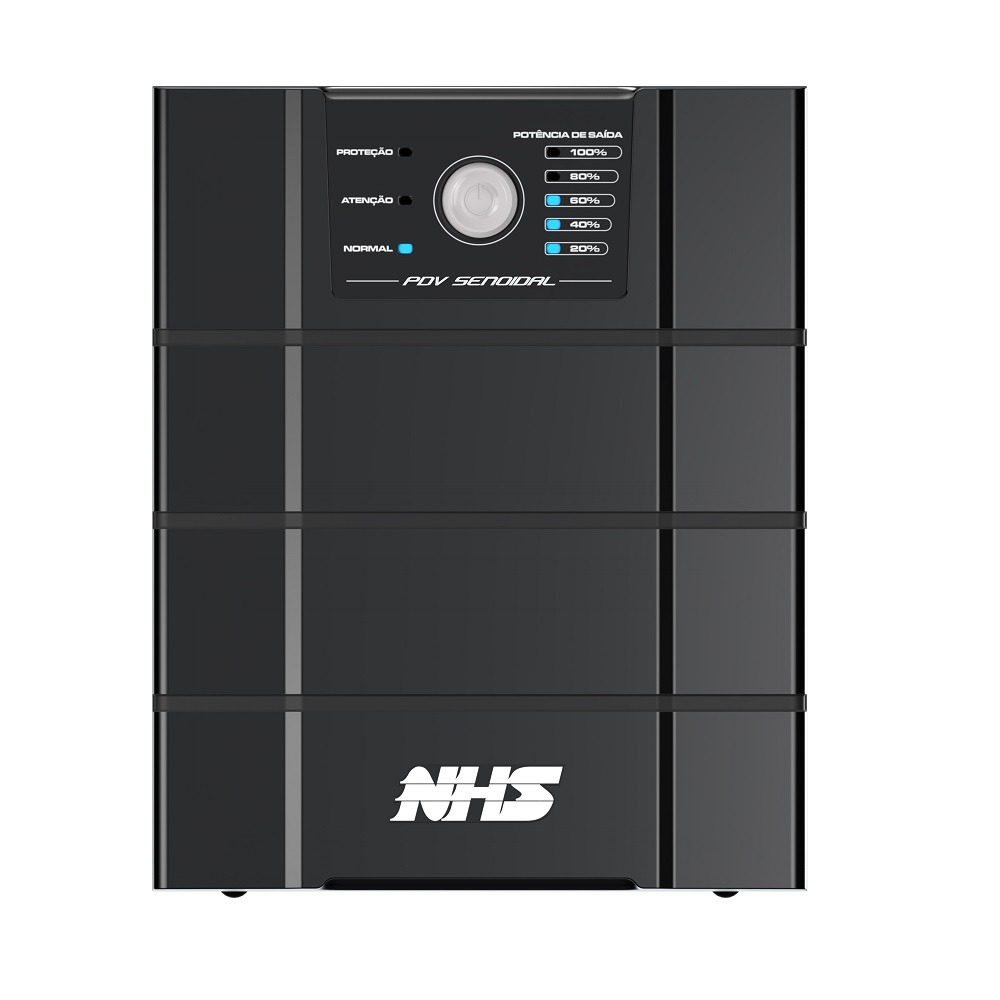 Nobreak NHS Premium PDV Senoidal GIII 800VA Ent Bivolt Sai 120V 2x17Ah 12V 8 Tomadas - 91.A1.008200