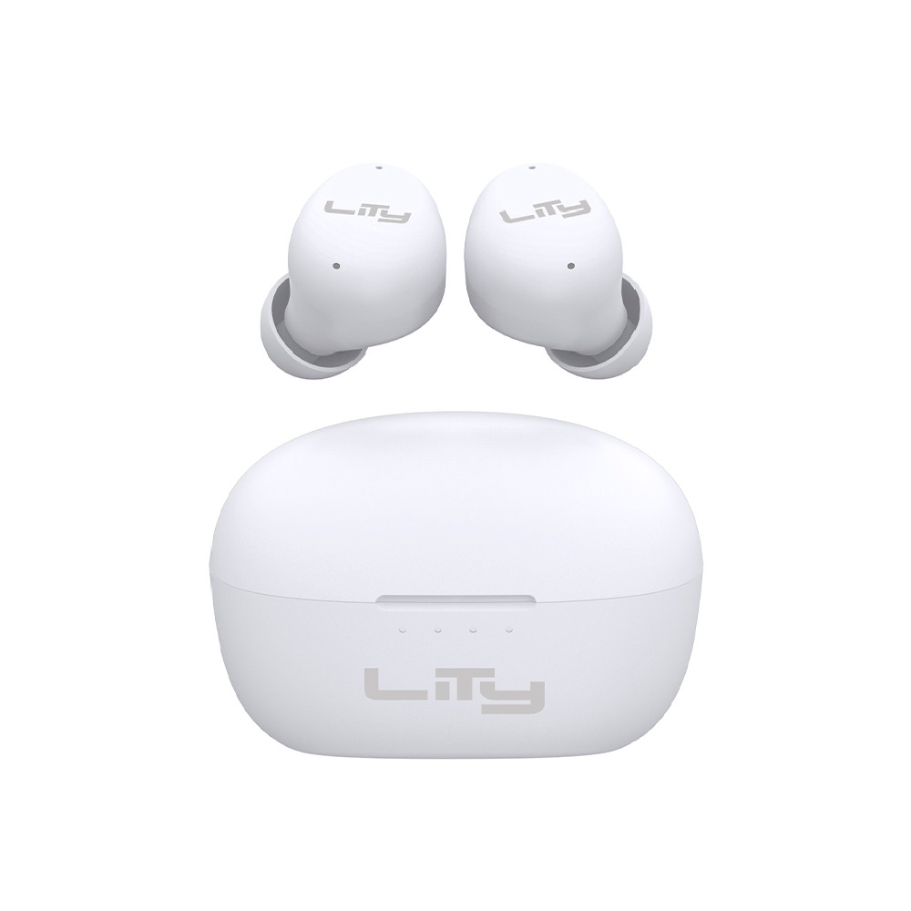 Fone de Ouvido TWS Lity Buds Percy Bluetooth 34h Branco T13B Fone de Ouvido TWS Lity Buds Percy Bluetooth 34h Branco T13B