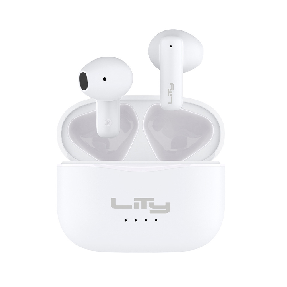 Fone de Ouvido Lity T10B TWS Bluetooth 5.4 25h - Branco