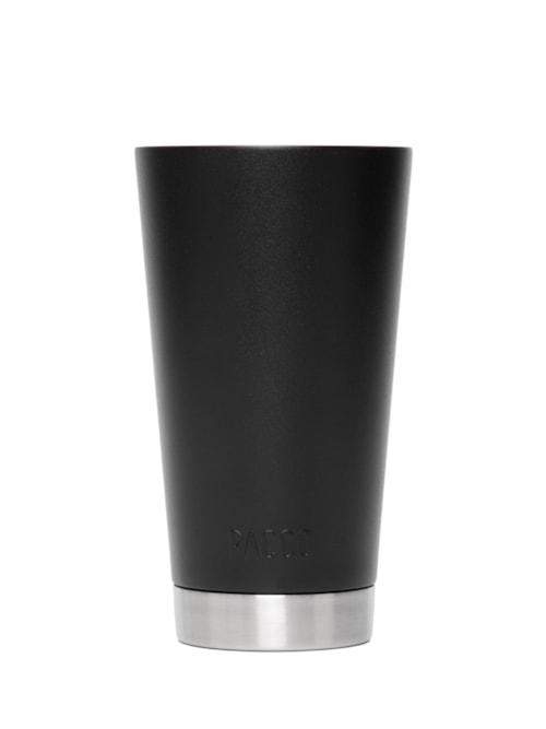 Copo Beer Em Aço Inox 473ml - Pacco By - Preto Copo Beer Em Aço Inox 473ml - Pacco By - Preto