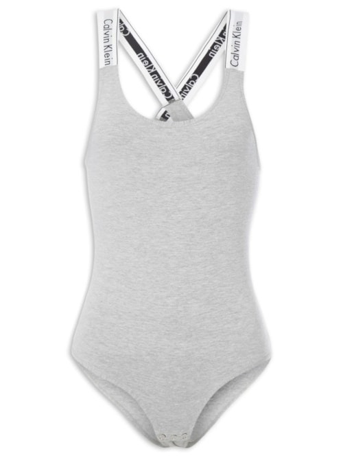 Body De Cotton Modern Cotton - Cinza Body De Cotton Modern Cotton - Cinza