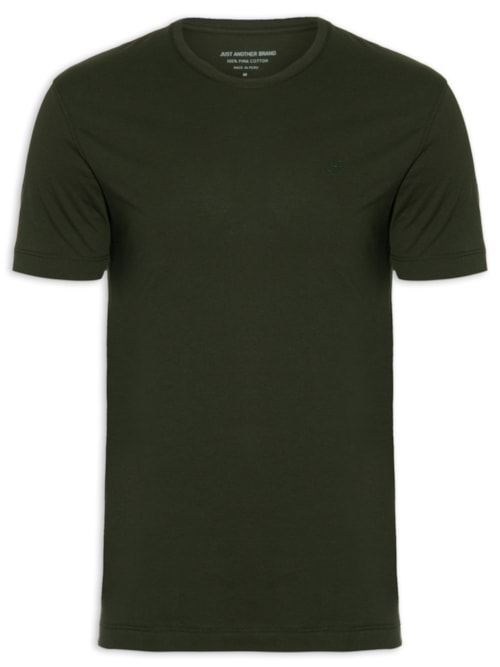 Camiseta Masculina Pima Peruano - Verde