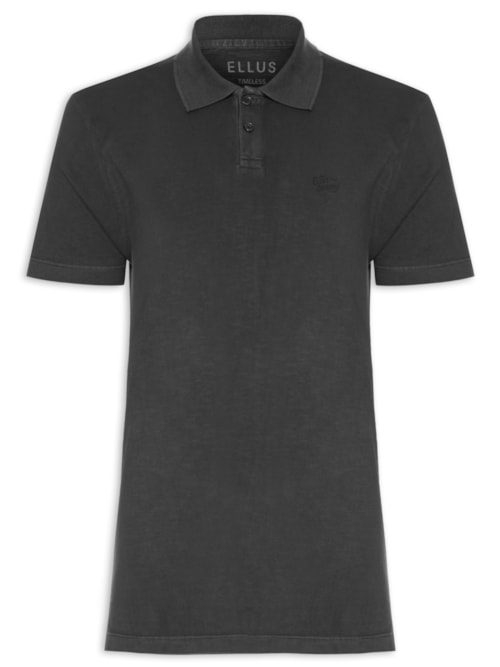 Polo Masculina Rugby Flamê Classic Manga Curta - Preto Polo Masculina Rugby Flamê Classic Manga Curta - Preto