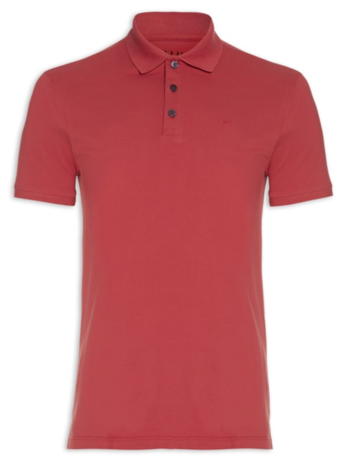Polo Masculina Piquet Easa Classic Manga Curta - Vermelho Polo Masculina Piquet Easa Classic Manga Curta - Vermelho