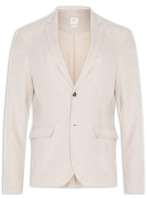 Blazer Masculino Linho Clássico - Bege Blazer Masculino Linho Clássico - Bege