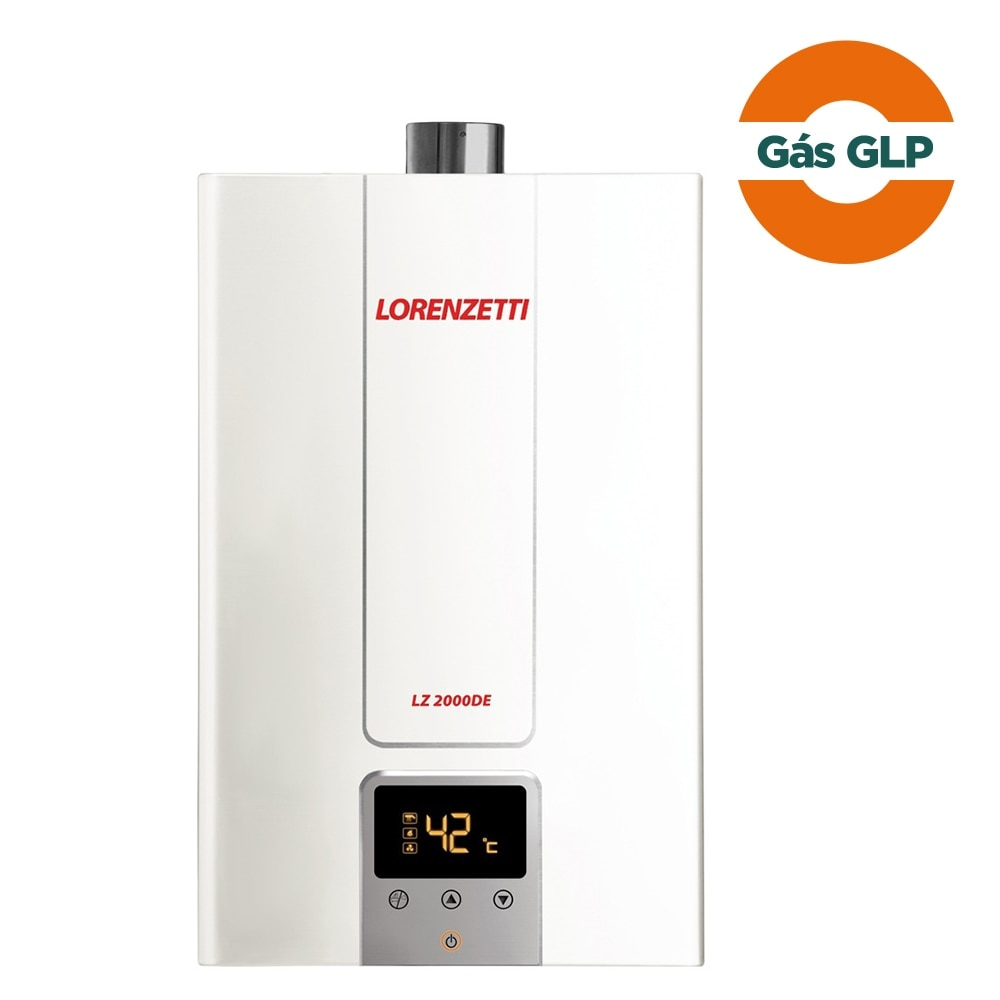 Aquecedor de Água GLP Lorenzetti LZ 2000DE, 20 Litros, Exaustão Forçada Aquecedor de Água GLP Lorenzetti LZ 2000DE, 20 Litros, Exaustão Forçada