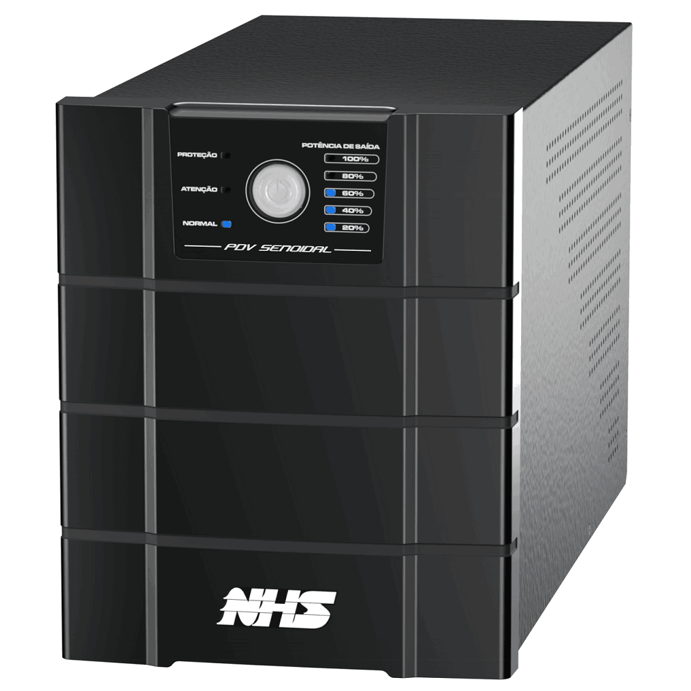 Nobreak NHS Premium PDV Senoidal GIII 800VA Ent Bivolt Sai 120V 2x17/18Ah 12V 8 Tomadas - 91.A1.008002