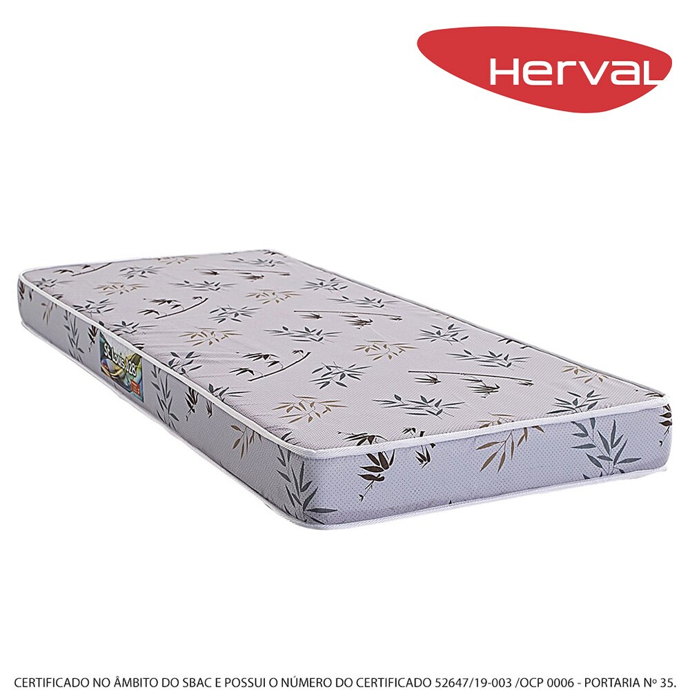 Colchão Solteiro Herval Espuma D28 St. Louis, 14x78x188 cm Colchão Solteiro Herval Espuma D28 St. Louis, 14x78x188 cm