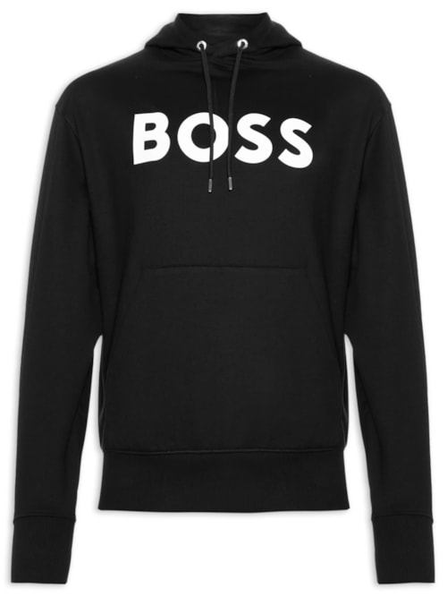 Blusa Masculina de Moletom com Gorro Sullivan - Preto Blusa Masculina de Moletom com Gorro Sullivan - Preto