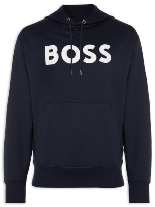 Blusa Masculina de Moletom com Gorro Sullivan - Azul Blusa Masculina de Moletom com Gorro Sullivan - Azul