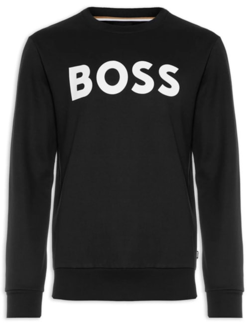 Blusa Masculina de Moletom Gola Careca Soleri - Preto Blusa Masculina de Moletom Gola Careca Soleri - Preto