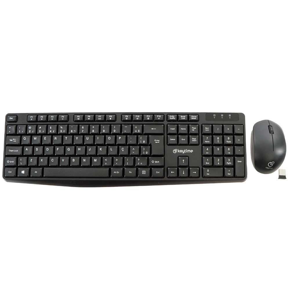 Kit Teclado e Mouse Keytime Office Executivo - KYT00013