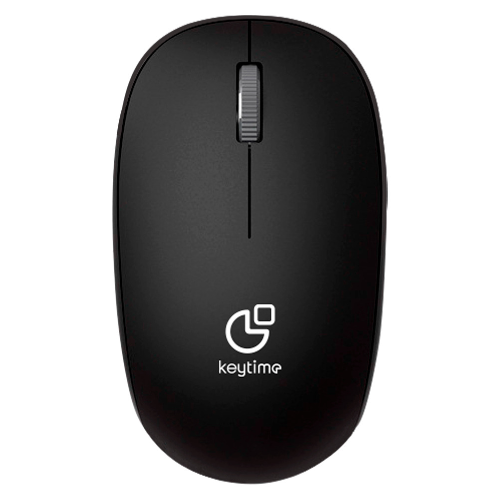 Mouse Keytime Office Bestteck 3 Botões S/Fio 1600DPI Preto