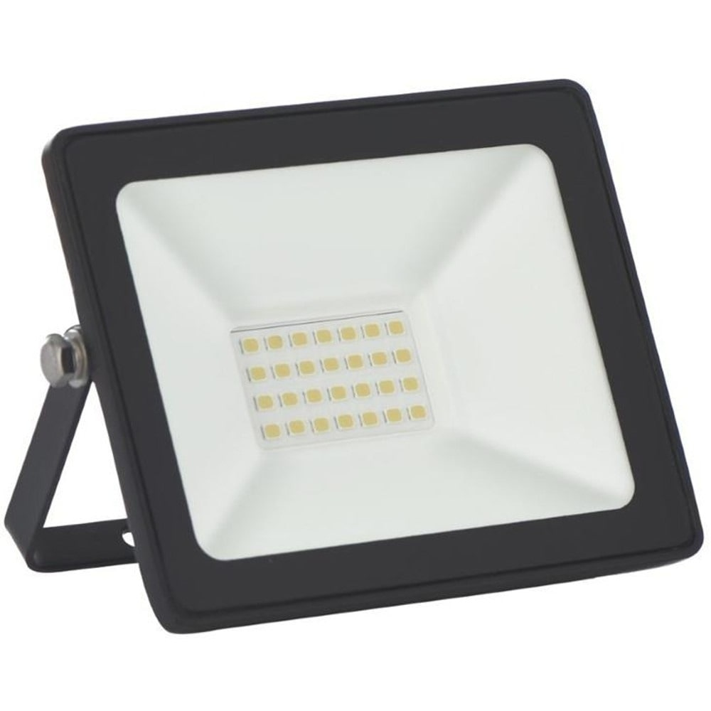 Refletor Slim Taschibra 20W, Preto 6500K