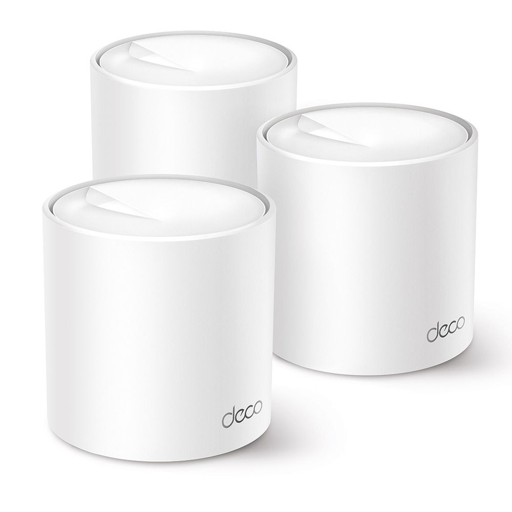 Kit C/3 Mesh Roteador TP-Link DECO X50 AX3000 Dual Band 2,4/5GHz