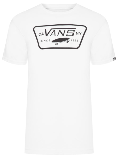 Camiseta Masculina Full Patch - Branco Camiseta Masculina Full Patch - Branco