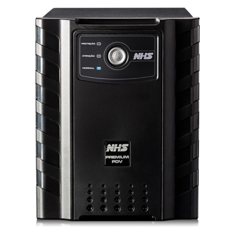 Nobreak NHS Premium PDV GIII 1400VA Ent. Bivolt Sai. 120V 2x17 24V 8 Tomadas - 90.C1.014000