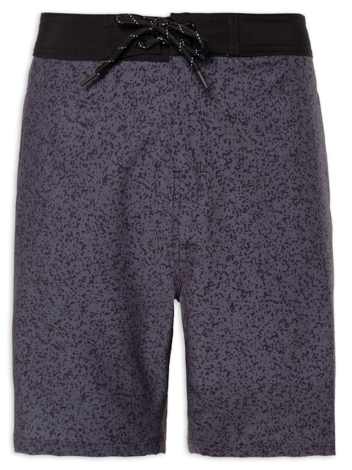Short Masculino Board Laces - Cinza