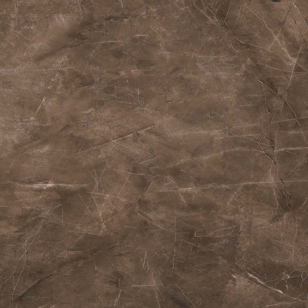 Porcelanato Polido Retificado Delta Interno Intense Pulpis Castanho, Classe A 84 x 84 cm