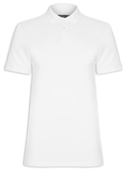 Polo Masculina Pima Piquet - Branco Polo Masculina Pima Piquet - Branco