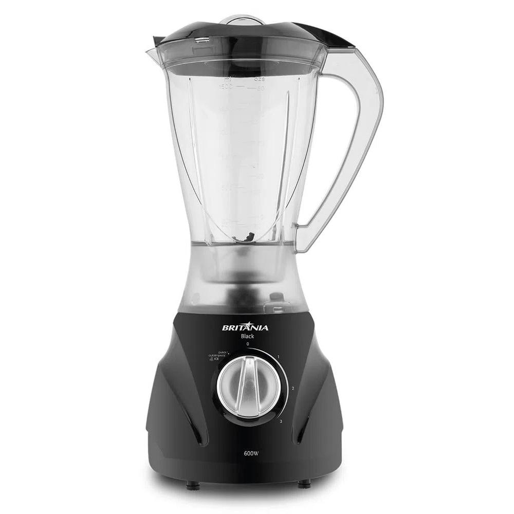 Liquidificador Britânia Black 2,1 Litros, Preto 220 Volts
