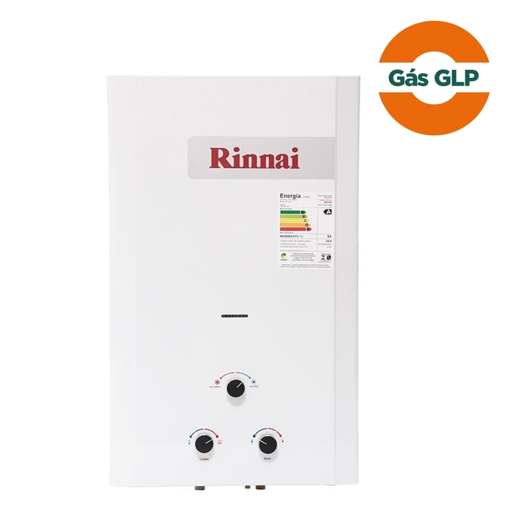Aquecedor de Água Gás GLP Rinnai M20 REU-M200 CFHB, 20 Litros Aquecedor de Água Gás GLP Rinnai M20 REU-M200 CFHB, 20 Litros
