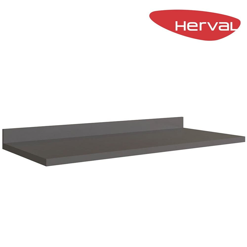 Tampo para Balcão MDF Herval Uno, Grafite 120 cm