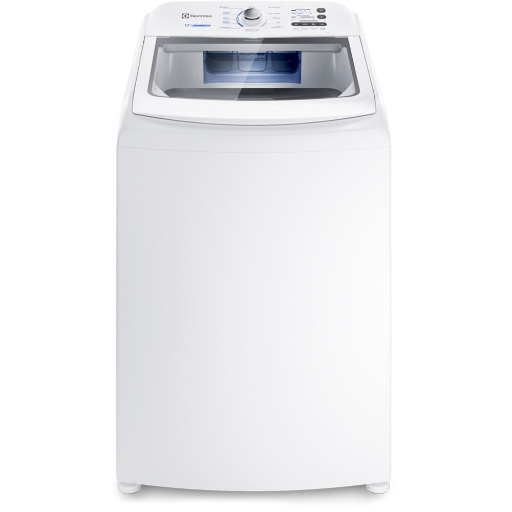 Máquina de Lavar Roupas Electrolux LED17 17 Kg, Essential Care com Cesto Inox, Branco - 220 Volts