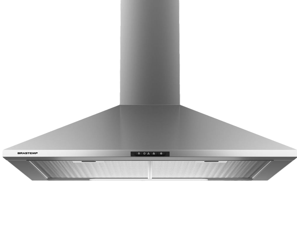 Coifa De Parede Brastemp 60cm Inox Piramidal 4 Bocas Com Duplo Filtro - Bai60br 220V Coifa De Parede Brastemp 60cm Inox Piramidal 4 Bocas Com Duplo Filtro - Bai60br 220V