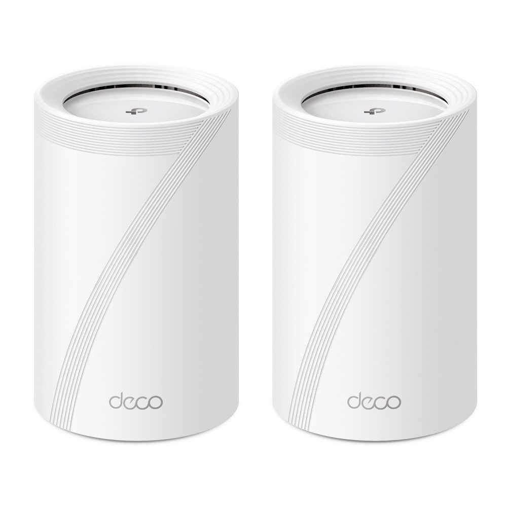Kit 2 Roteador TP-Link DECO BE65 Mesh BE11000 Wi-Fi 7 Tri-Band BE11000 2.5Gbps Kit 2 Roteador TP-Link DECO BE65 Mesh BE11000 Wi-Fi 7 Tri-Band BE11000 2.5Gbps