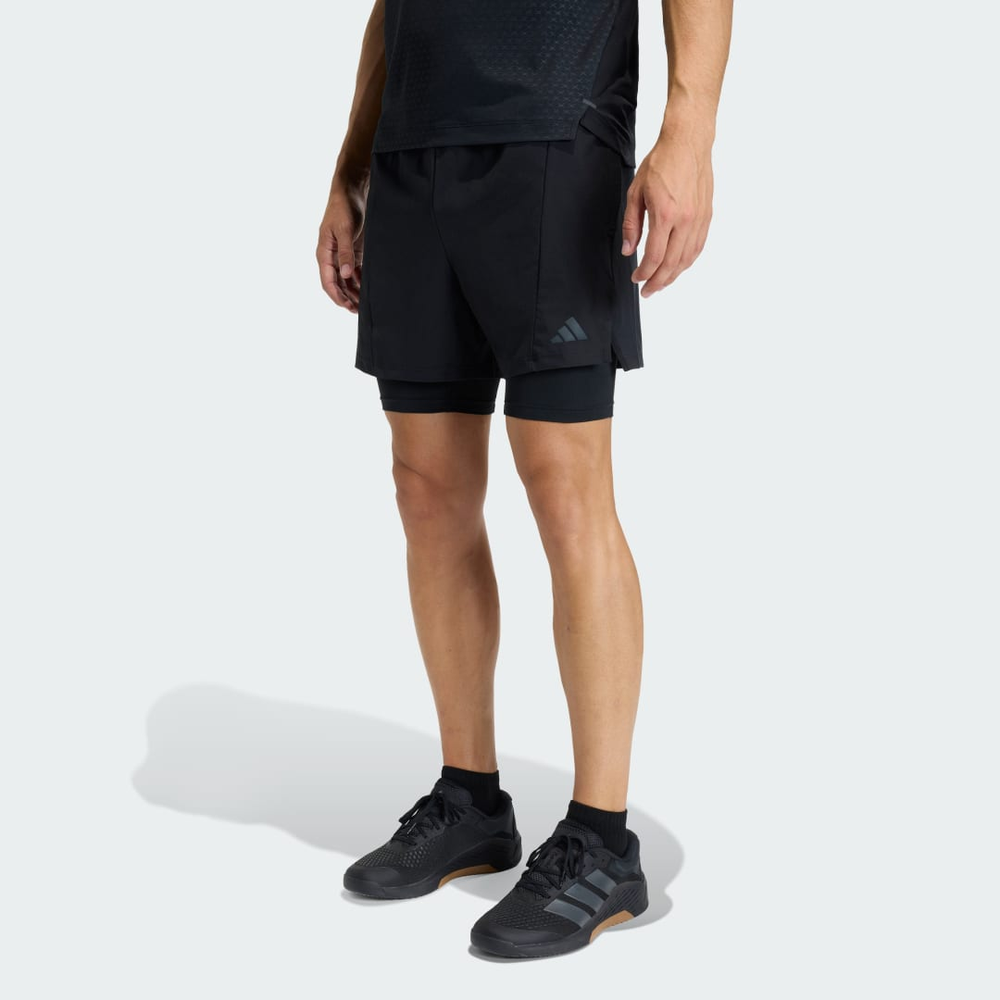Shorts D4T Workout 2 EM 1 Homem adidas