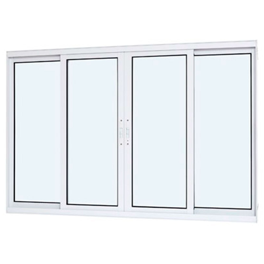 Janela de Correr Vitrô de Alumínio Ramassol Brize 41157, Branco, 200 x 100 cm Janela de Correr Vitrô de Alumínio Ramassol Brize 41157, Branco, 200 x 100 cm