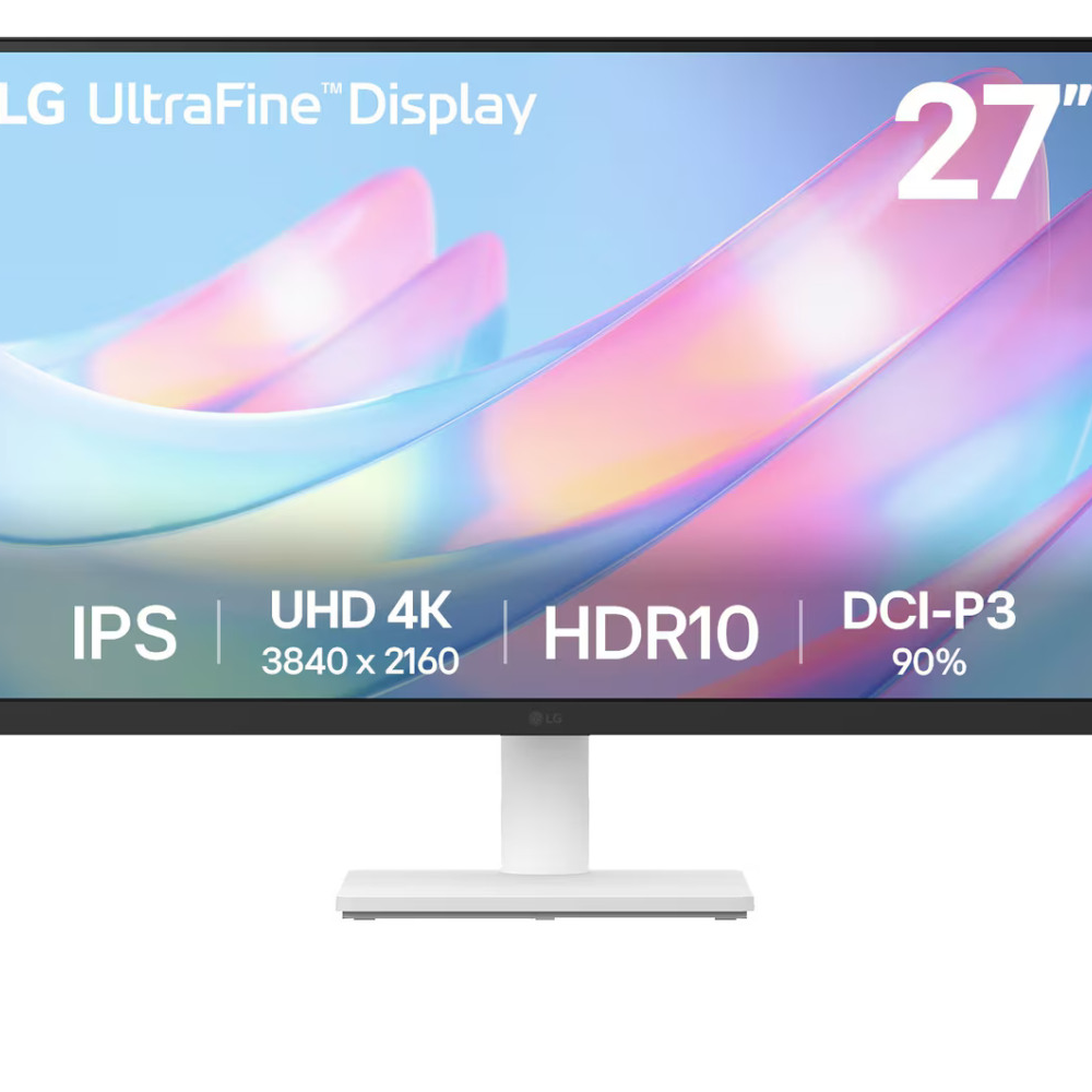 Monitor LG 27' IPS UHD 60Hz IPS 5ms UltraFine Branco HDMI DP - 27US500-W