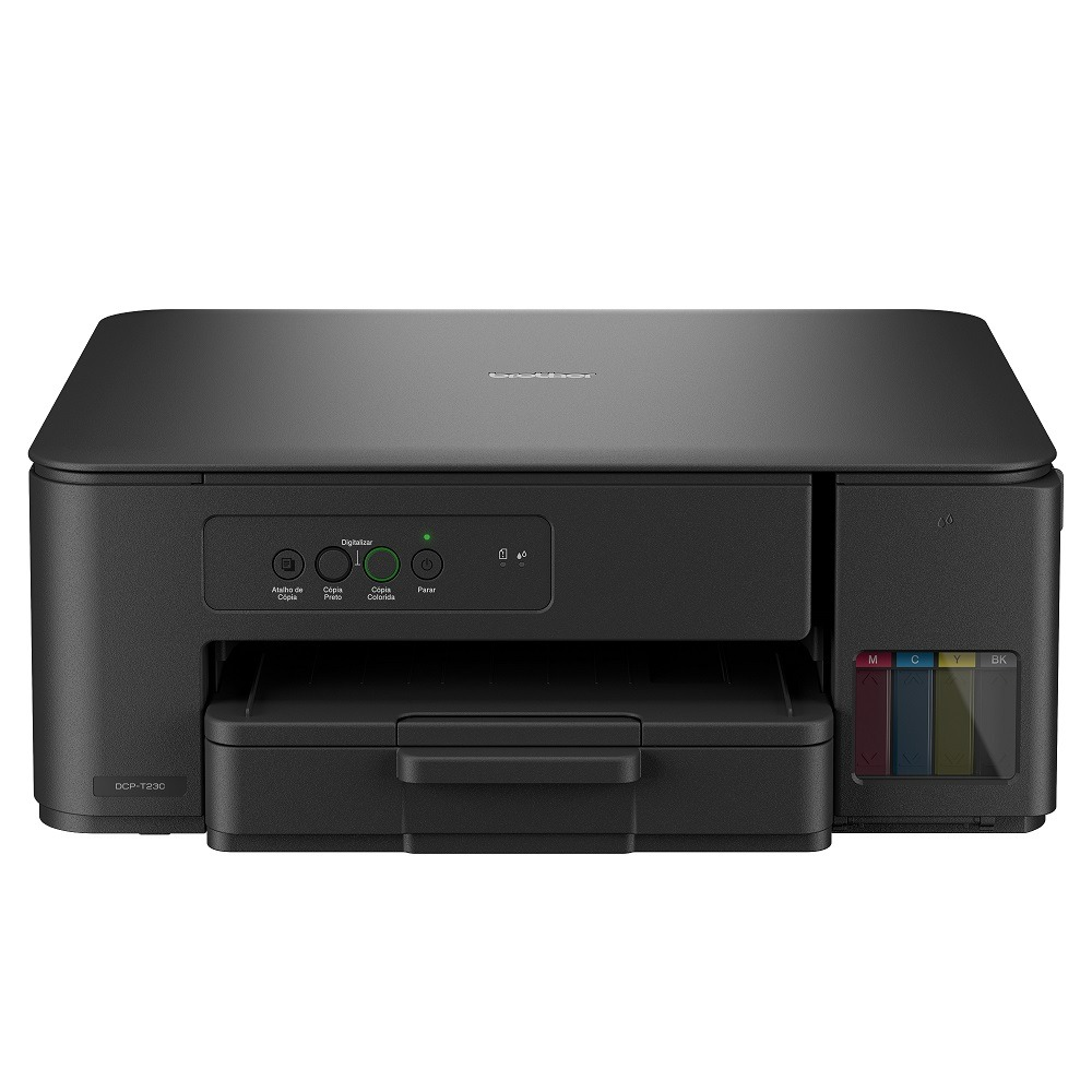 Multifuncional Brother DCP-T230 Tanque de Tinta Colorida USB 2.0 Bivolt - Preto Multifuncional Brother DCP-T230 Tanque de Tinta Colorida USB 2.0 Bivolt - Preto
