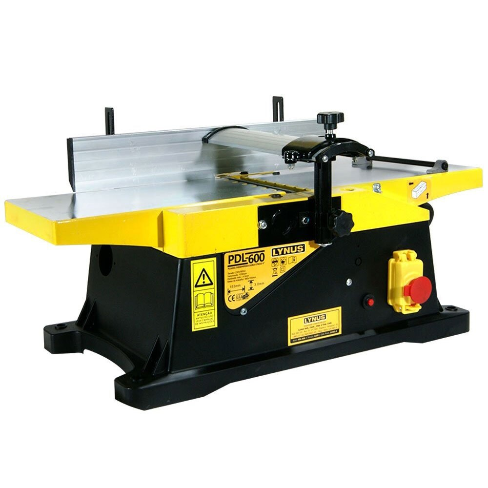 Plaina Desempenadeira Lynus 6" (155mm) PDL600, 1800 Watts - 220 Volts