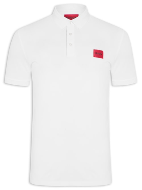 Polo Masculina Manga Curta Dereso - Branco Polo Masculina Manga Curta Dereso - Branco