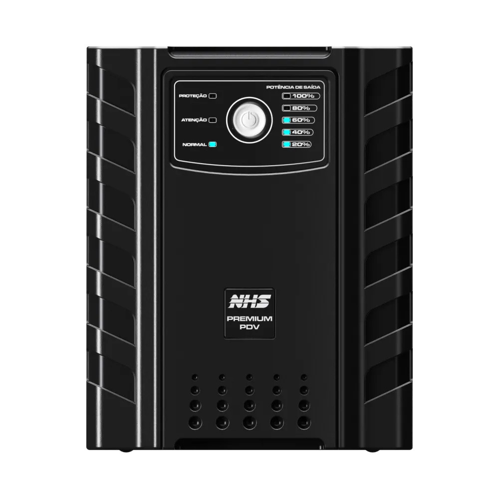 Nobreak NHS Premium PDV GII 1200VA Ent. Bivolt Sai 120 configurável 1x45Ah 8 Tomadas 90.C1.012302