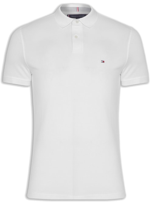 Polo Masculina 1985 Regular Fit - Branco Polo Masculina 1985 Regular Fit - Branco