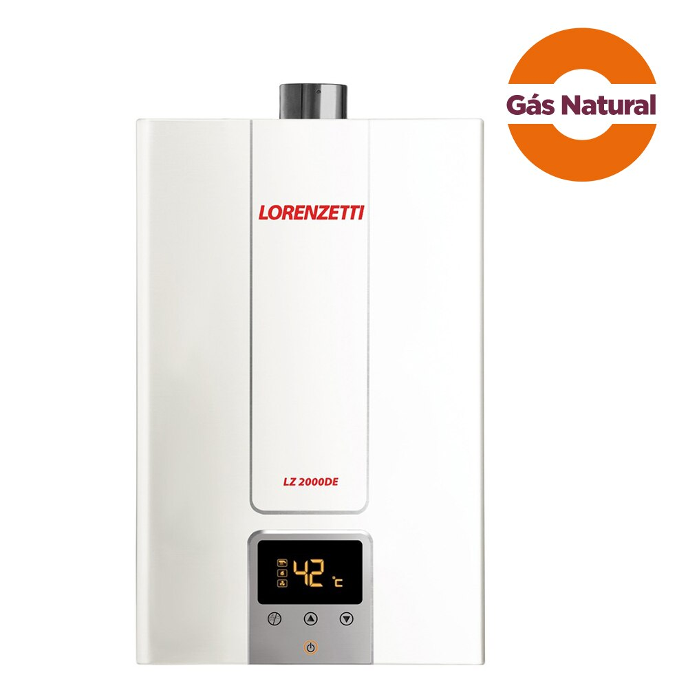 Aquecedor de Água Gás Natural Lorenzetti LZ 2000DE, 20 Litros, Exaustão Forçada Aquecedor de Água Gás Natural Lorenzetti LZ 2000DE, 20 Litros, Exaustão Forçada