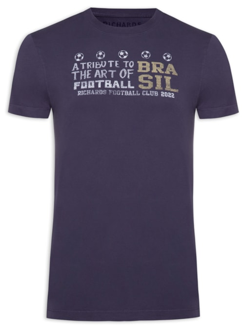 Camiseta Masculina Stars Cup - Roxo Camiseta Masculina Stars Cup - Roxo
