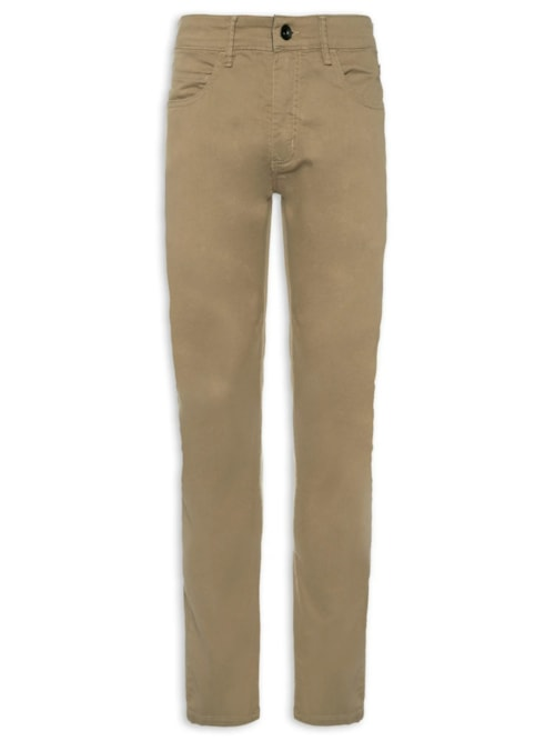 Calça Masculina Skinny Color Pf - Bege