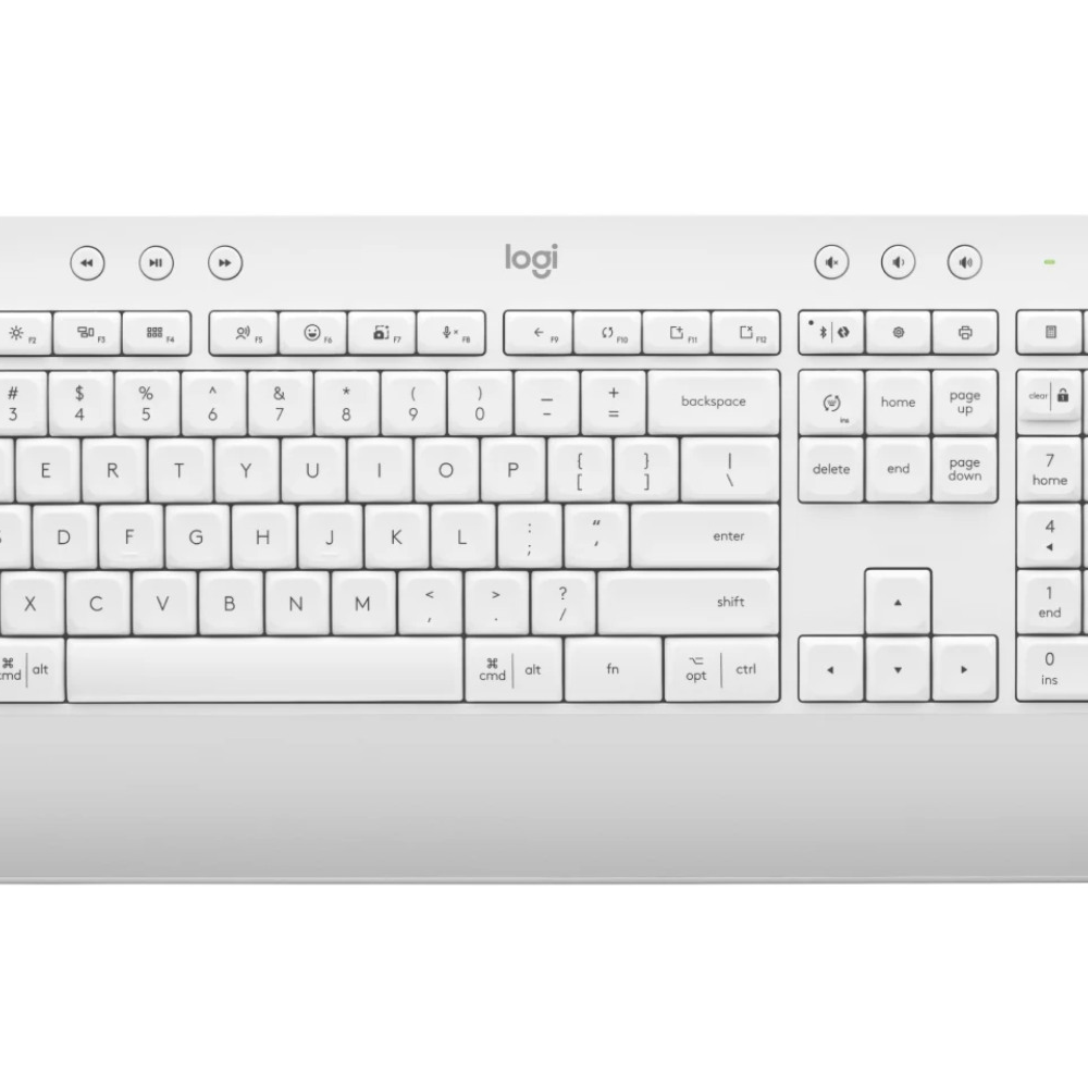 Teclado Logitech Signature K650 S/Fio US layout Branco