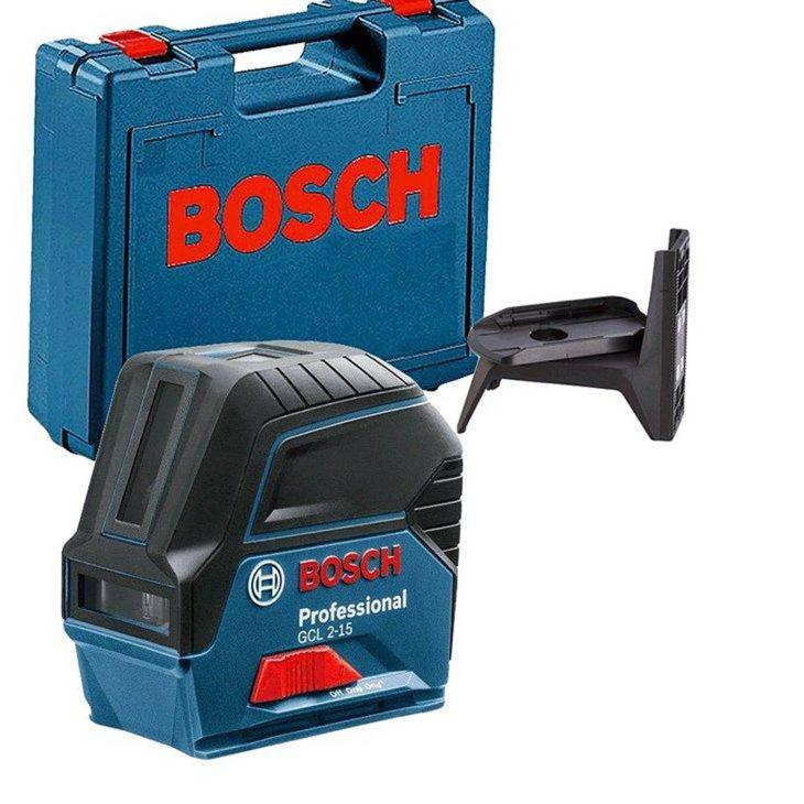 Nível a Laser Bosch GCL 2-15 com maleta e suporte Nível a Laser Bosch GCL 2-15 com maleta e suporte