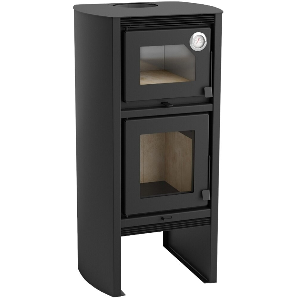 Calefator com Forno Metávila 1290GF e Kit de Instalação, Grafite Calefator com Forno Metávila 1290GF e Kit de Instalação, Grafite