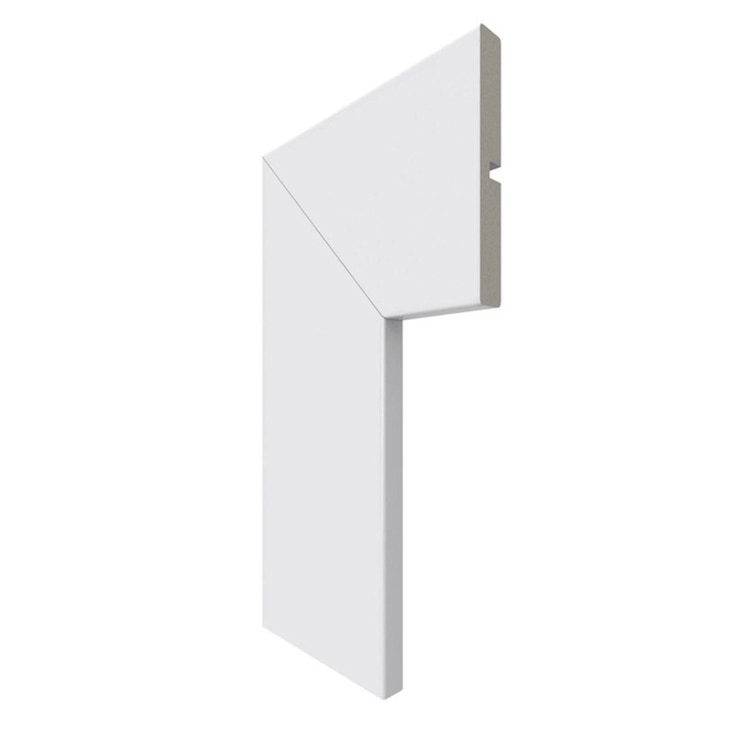 Guarnição Poliestireno Santa Luzia Branco, 10 cm - 454 Guarnição Poliestireno Santa Luzia Branco, 10 cm - 454