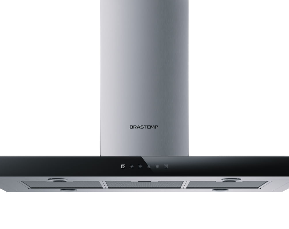 Coifa Tbox Ilha Brastemp 100cm Inox - Baf10ar 110V
