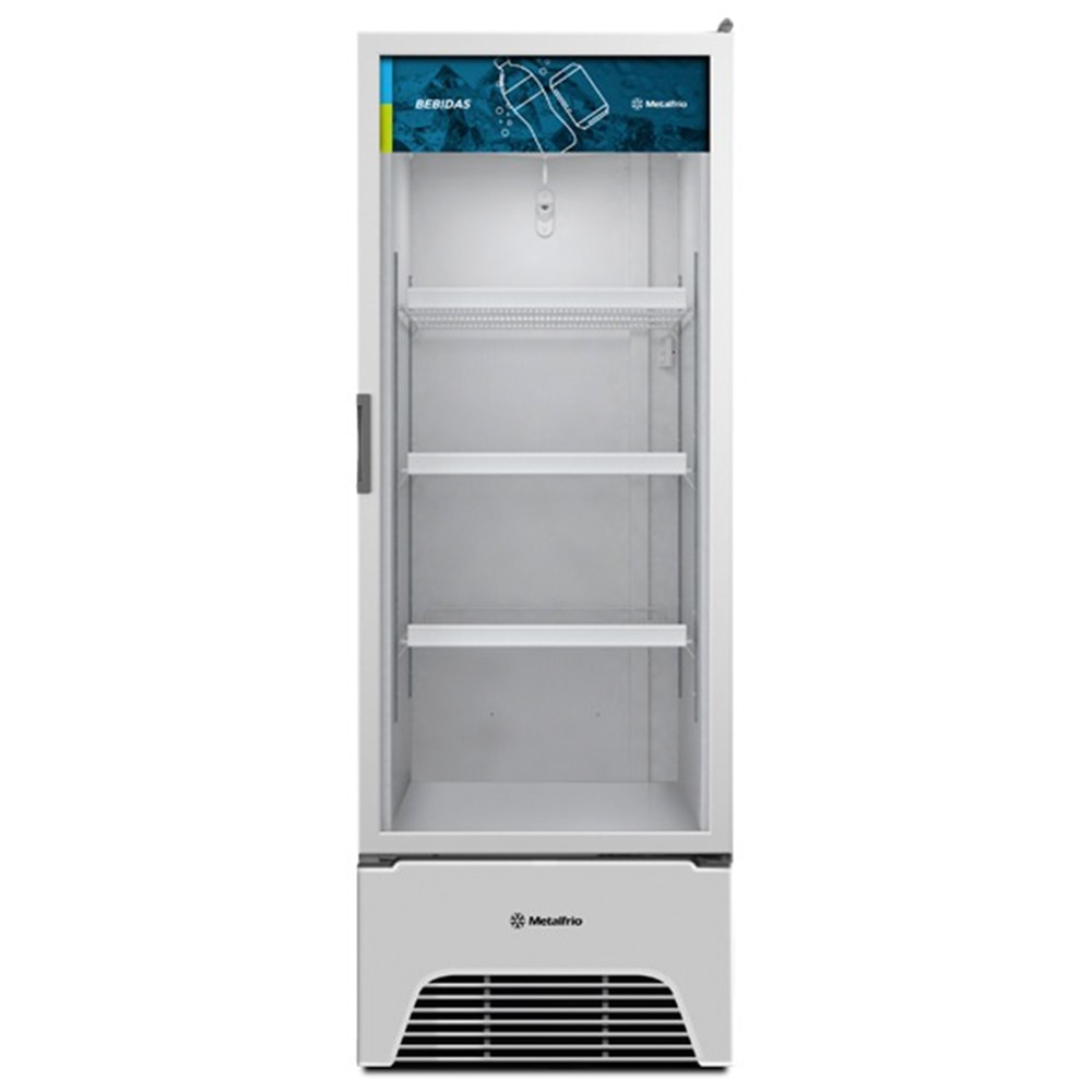 Refrigerador Metalfrio Vertical Expositor 403 Litros VB40AL, Branco - 220 Volts