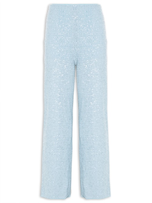 Calça Feminina Paetê - Azul